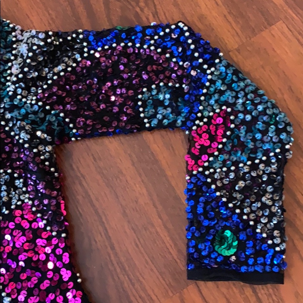 ASOS Sequined Mini Bodycon Dress - Picture 6 of 7